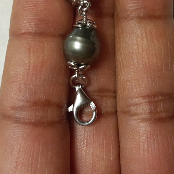 925 Tahitian Pearl Necklace. FIRM. - Picture 13 of 17